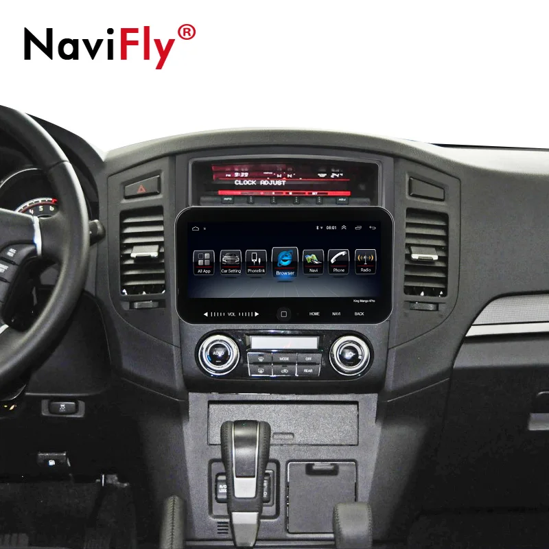Мультимедийный проигрыватель для Mitsubishi Pajero 10 25 2006 с gps навигацией радио BT Wi Fi 2014