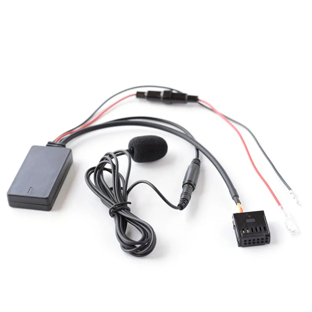 Bluetooth-совместимый автомобильный комплект микрофон гарнитура 12Pin AUX адаптер для Ford