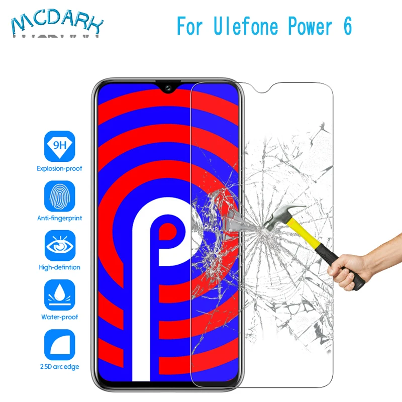 Защитная пленка для Ulefone Power 6 3 дюйма сменная стеклянная простота установки