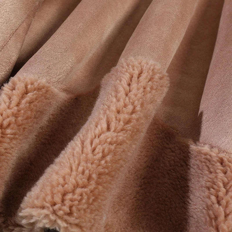 

2020 Winter Fur Fashion Solid Short Korean Loose New Lamb Coats Jacket for Women 229