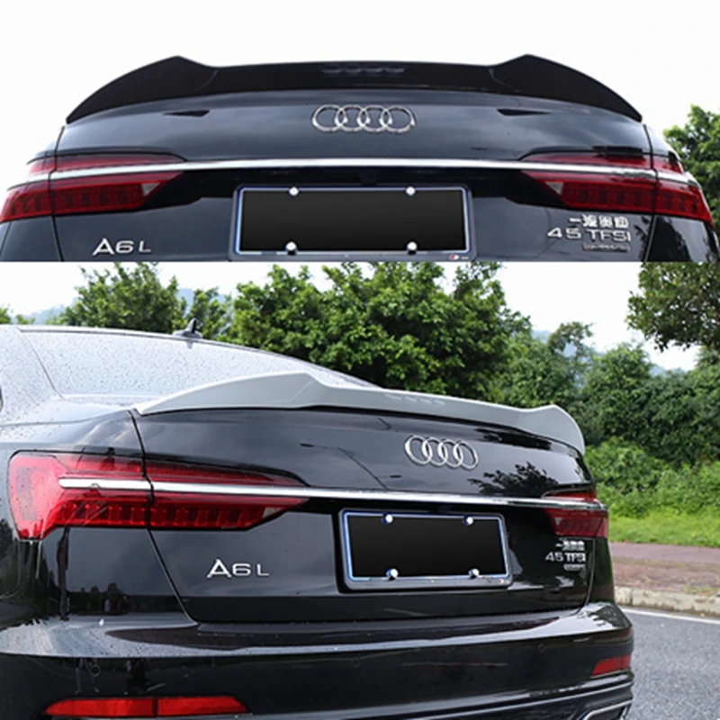 Автомобильные аксессуары для Audi новый спойлер A6 2019 + внешний Неокрашенный из АБС