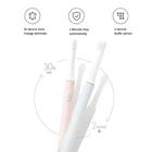 Ультразвуковая электрическая зубная щетка Xiaomi Mijia T100 и сменные насадки для зубной щетки с глубокой очисткой для взрослых