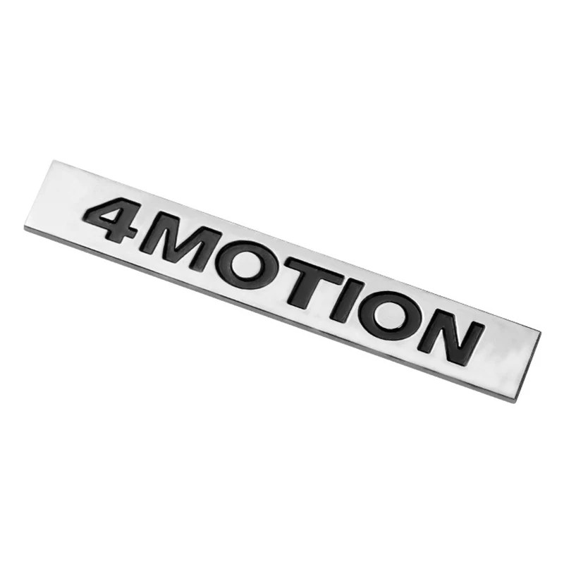 

For VW Volkswagen Passat Golf MK6 MK7 Polo 4MOTION Car Rear Trunk Emblem Badge Styling Stickers Car 3D Metal 4 MOTION Sticker