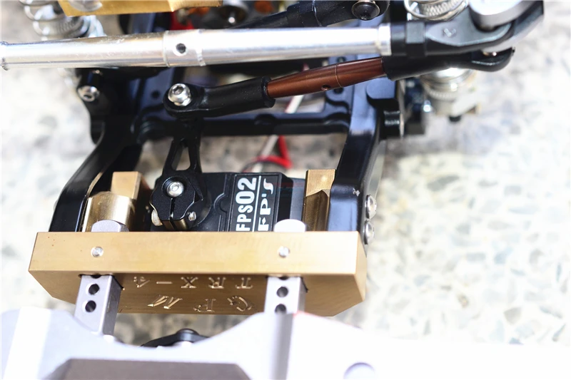 GPM TRAXXAS TRX4 фронтальный сервопривод подшипник фиксированное медное основание + 25T