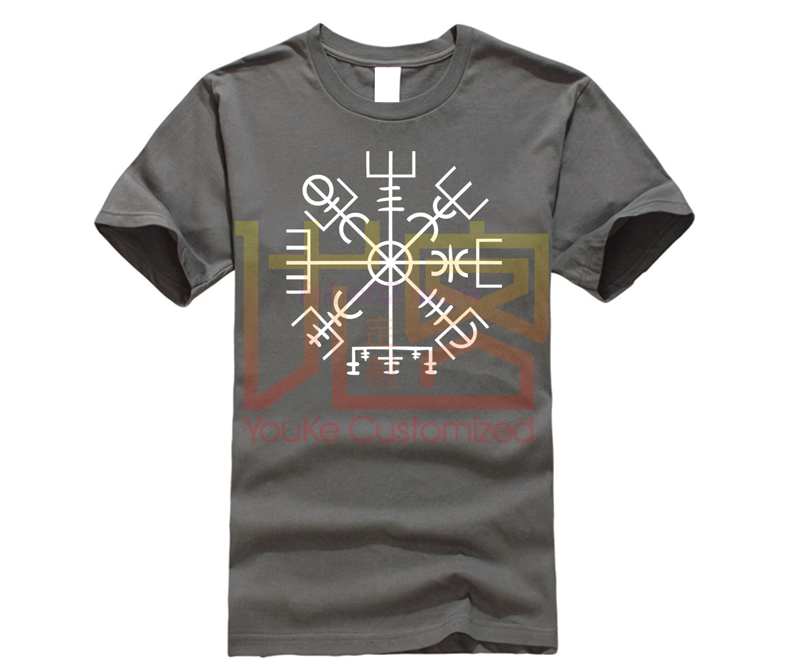 Vegvisir футболка с компасом викингов альтернативная одежда Odin Скандинавская