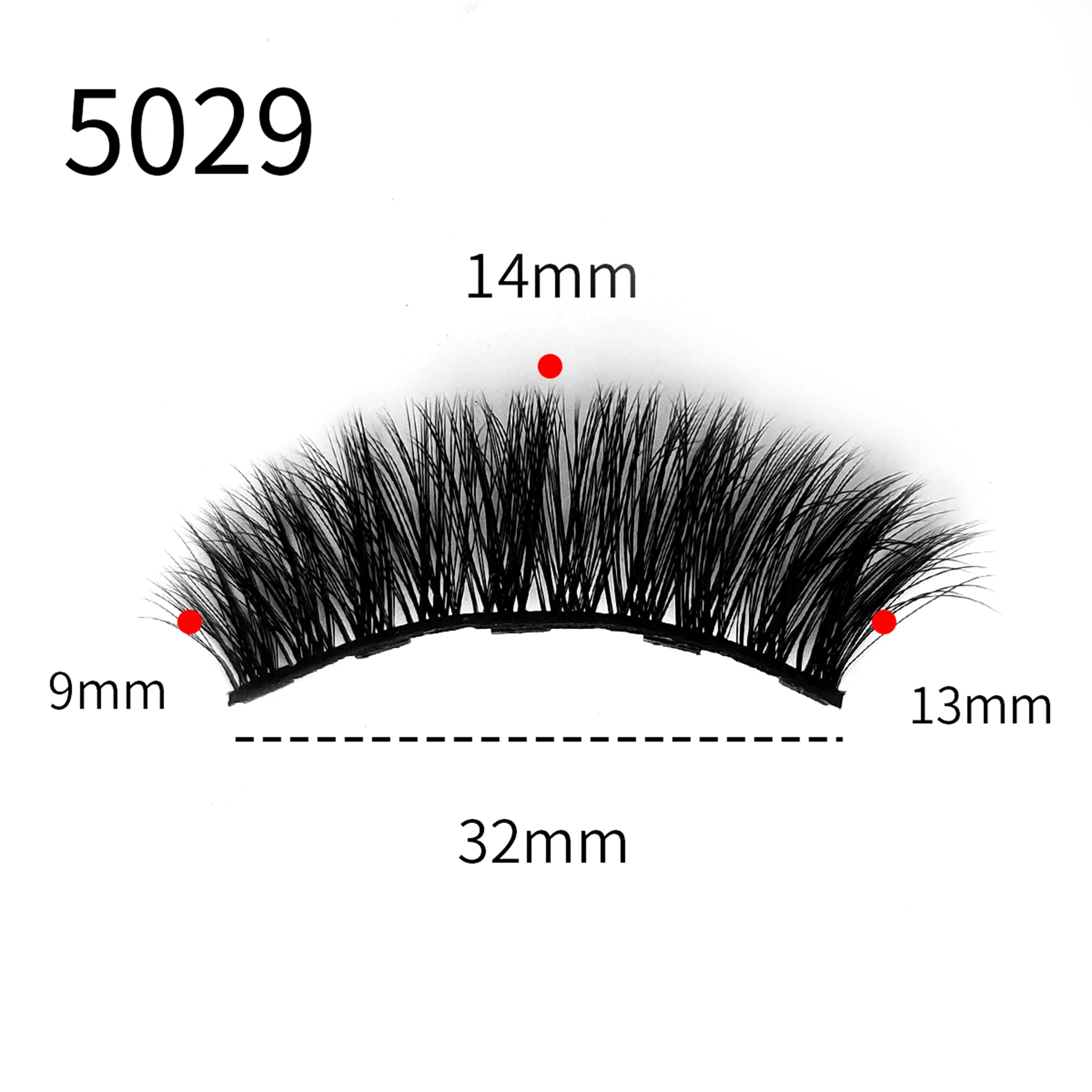 

Wholesale Clear Band Mink Strip Eyelash Natural Eyelashes 3D Mink Lashes