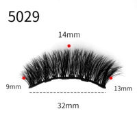 wholesale clear band mink strip eyelash natural eyelashes 3d mink lashes