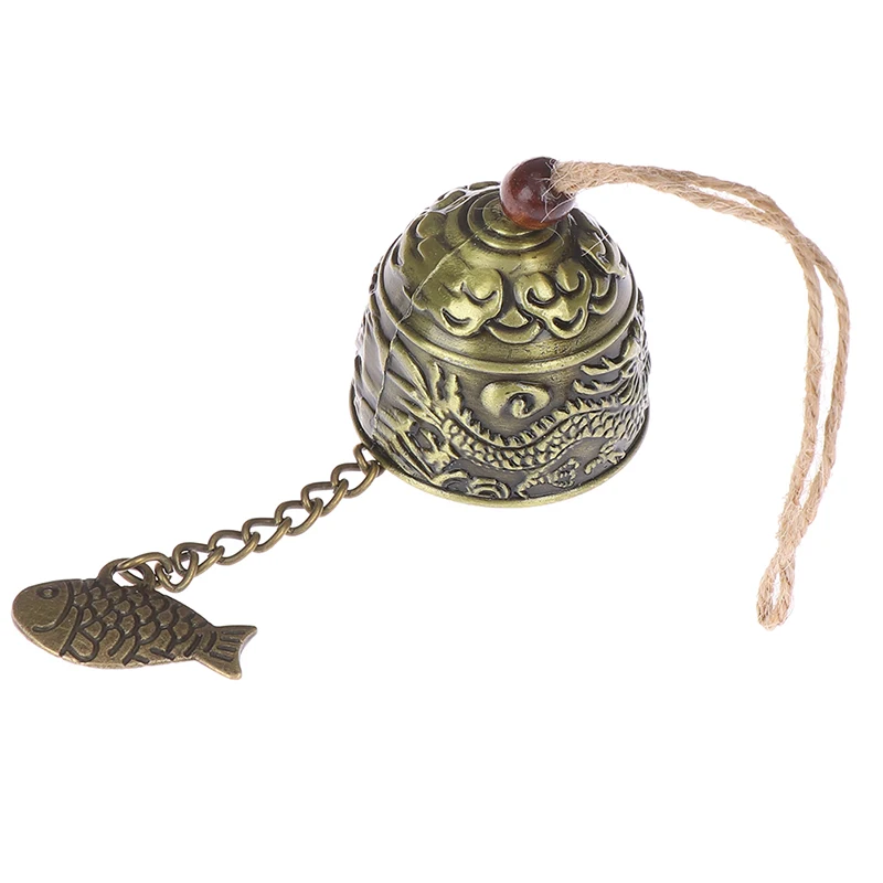 

Винтаж цинковый сплав изображениями драконов и феникса; Фэншуй колокольчик висит ветер декор домашнего окна прицел