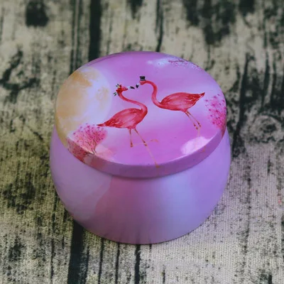 Рождественская круглая железная конфета шоколад десерт Подарочная коробка