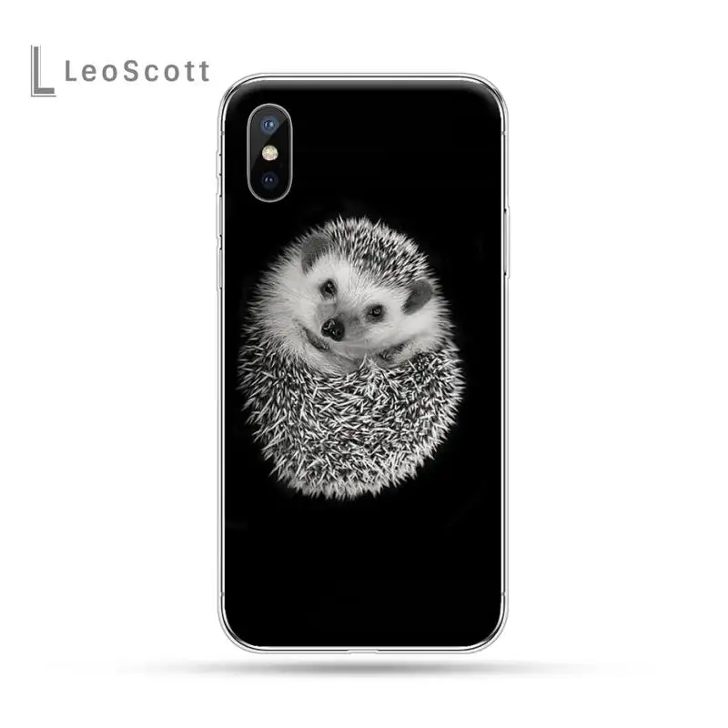 

Hedgehog cute animal Phone Case For iphone 12 5 5s 5c se 6 6s 7 8 plus x xs xr 11 pro max mini