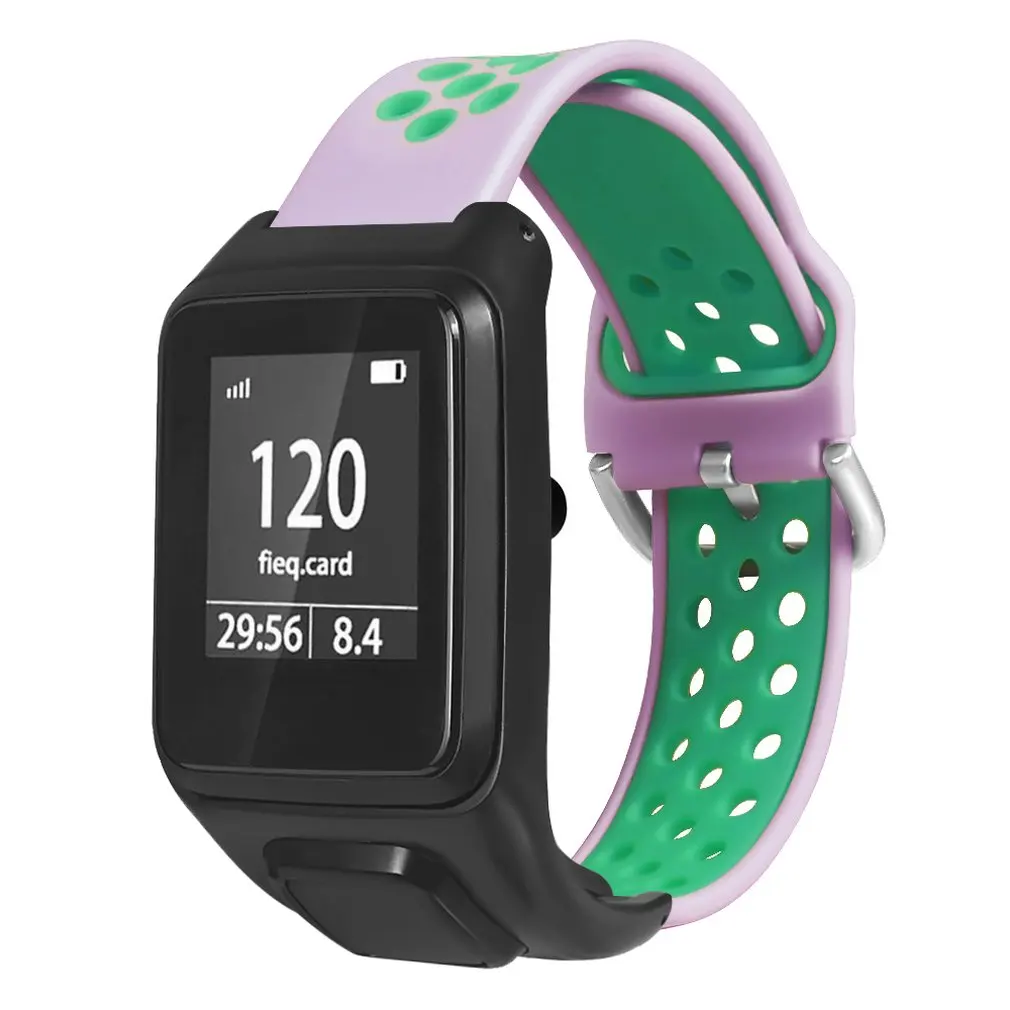 Twee-color Siliconen наручный ремешок Horloge для TomTom Runner 2 3 Spark GPS фитнес-трекер сменный |