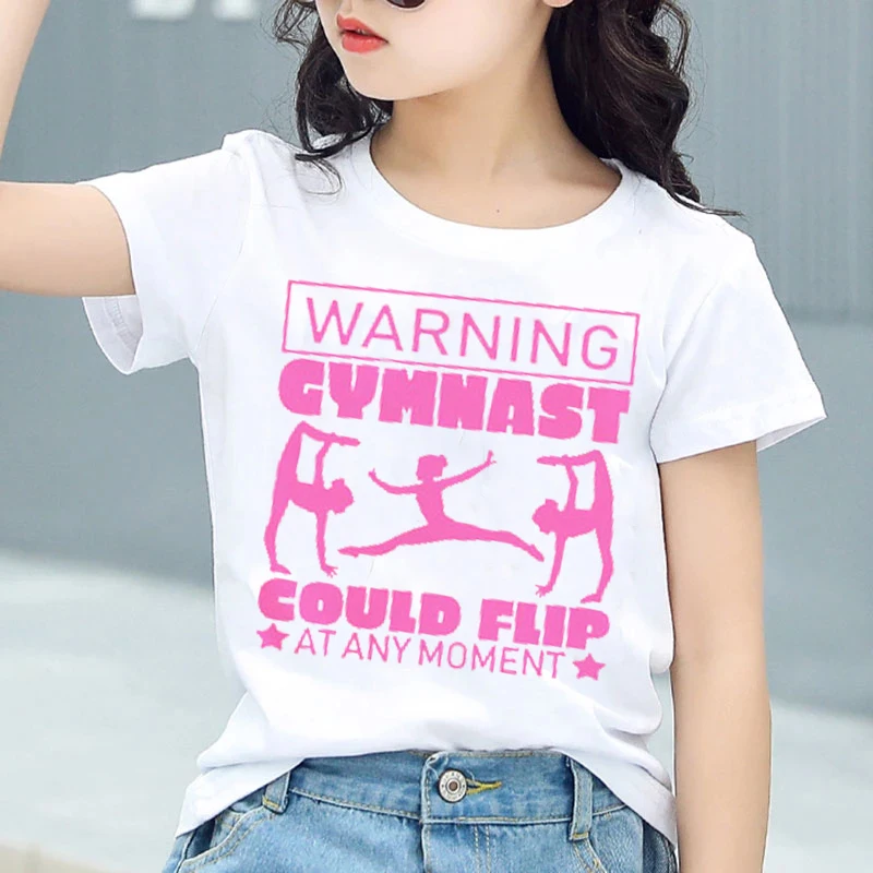 

Новая летняя модная смешная футболка унисекс, детские смешные футболки с коротким рукавом, детские топы для девочек, одежда для балета и танцев