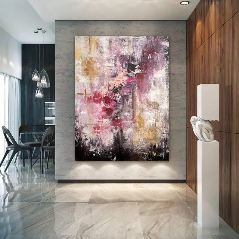 

Large Abstract Painting,Modern abstract painting,painting for home,oil paintings,abstract painting,acrylic texturedBig oil huge