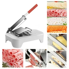Meat Cutting Machine Frozen Meat Beef Cutter Stainless Steel Meat and Vegetable Cutter Slicer Gadgeter Kitchen Cutting Tools