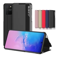 leather case for samsung galaxy m31 a31 a81 2020 note 10 lite samsung a71 a51 4g a20s a10s a70 side smart window flip cover