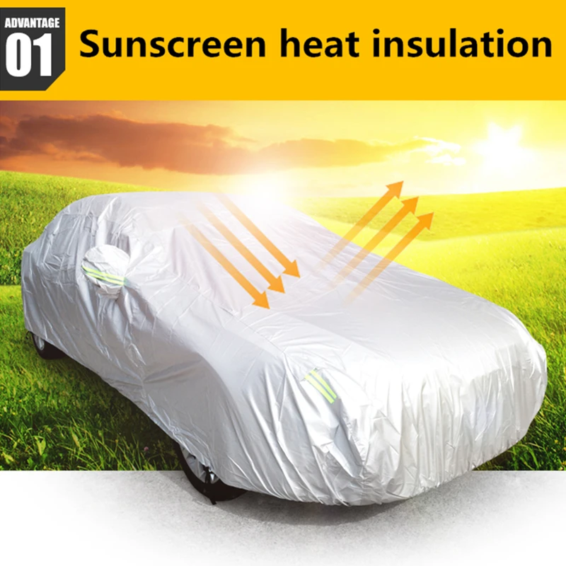 universal car covers size smlxlxxl indoor outdoor full auot cover sun uv snow dust resistant protection cover for sedan suv free global shipping