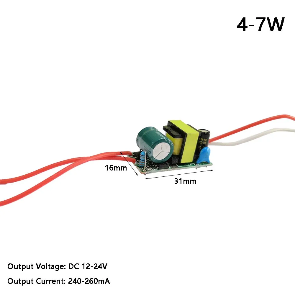 Светодиодный драйвер 110 ма трансформатор постоянного тока блок питания AC85 265V 220 в