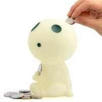 miyazaki princess mononoke kodama tree spirit figures studio ghibli mini piggy bank action figure toys collection model