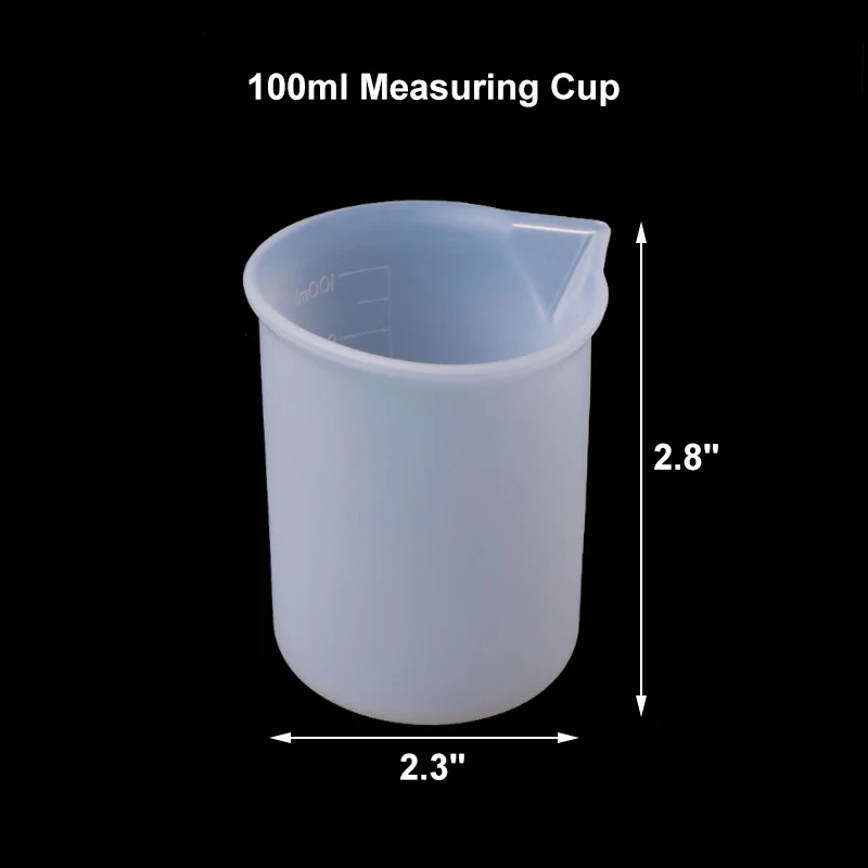

DIY Crystal Epoxy Dispensing Mixing Stirrer Dropper Measuring Cup Crafts Making Tool Kit Material Pack Silicone Resin Kit
