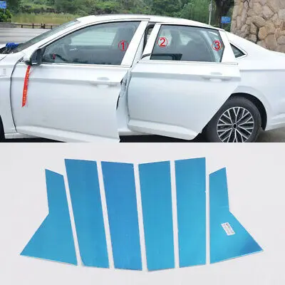 

Хромированная крышка столба из нержавеющей стали, отделка 6 шт. для VW Jetta Mk7 2019-2020