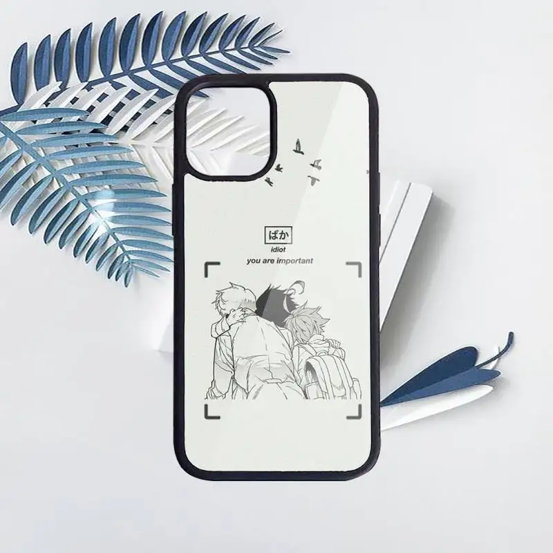 

Japan anime The Promised Neverland Phone Case PC for iPhone 11 12 pro XS MAX 8 7 6 6S Plus X 5S SE 2020 XR funda