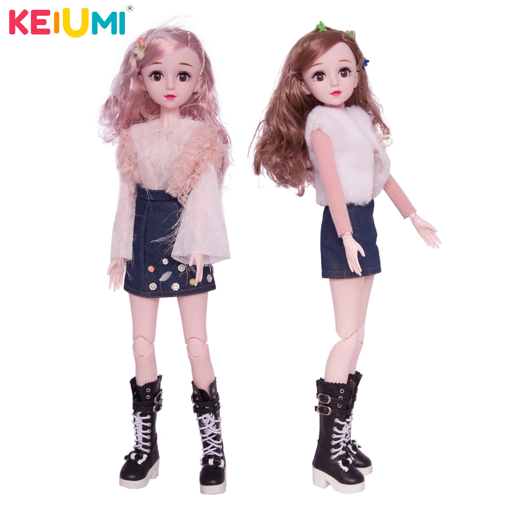 KEIUMI 1/3 BJD куклы 24 &quotгибкая модель с сестрами в городском стиле хороший выбор для