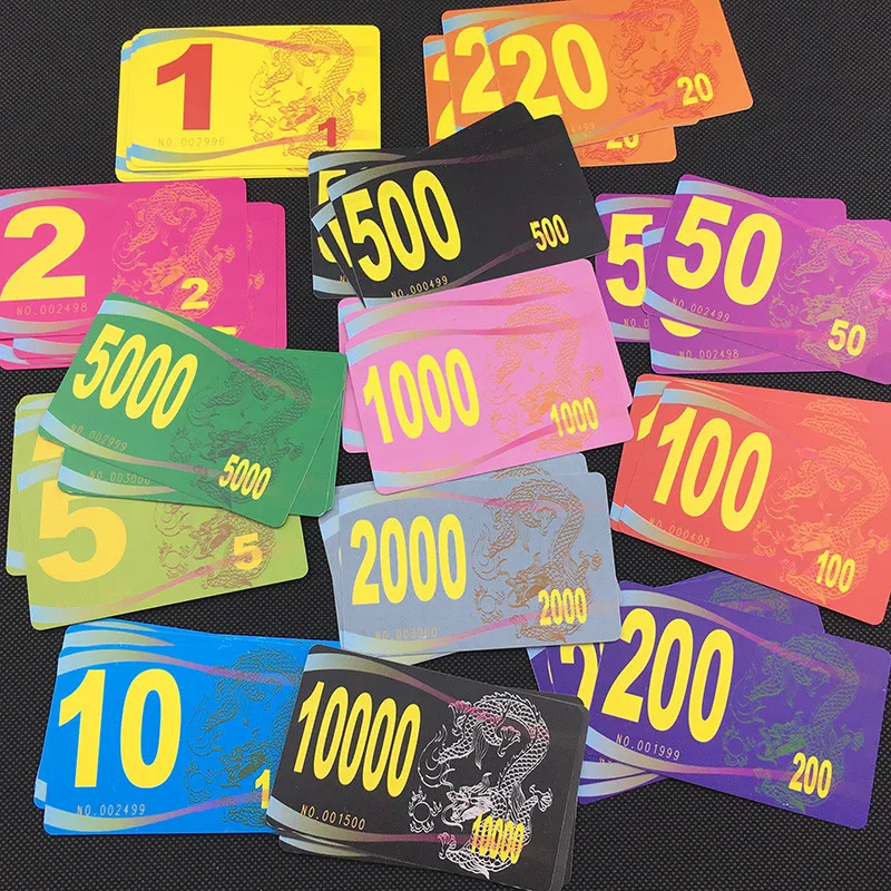 20 шт. пластиковые чипы для казино 85 х55 мм | Спорт и развлечения