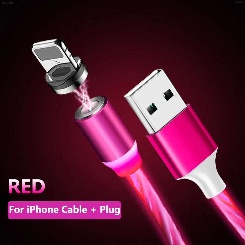 Шнур зарядный со светодиодной подсветкой Micro USB Type C | Электроника