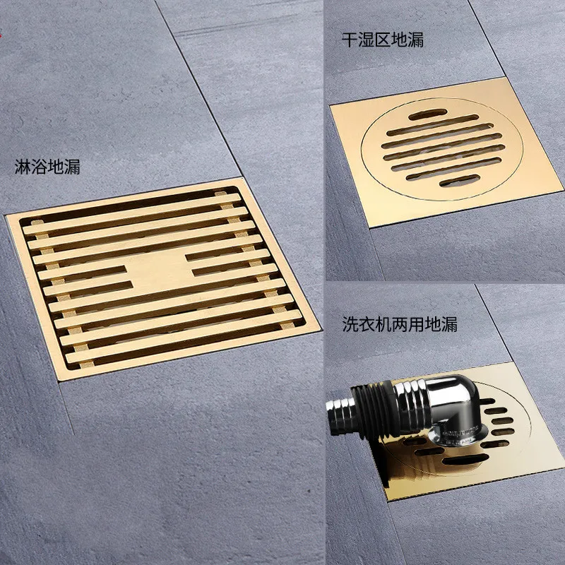 Напольные Водостоки для слива пола полностью медный ценный золотопромывочная