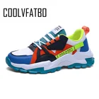 Кроссовки мужские COOLVFATBO, с высоким верхом, кожаные, плоские, с защитой от холода