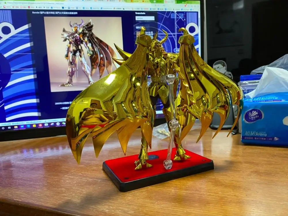 CS модель LC Saint Seiya тканевые мифовые зеркальные большие три EX Gold ограниченная