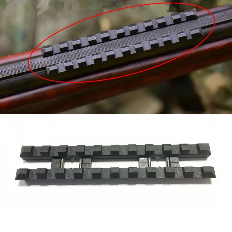 MP 27EM Izh вентилируемые рельсы 10 мм Weaver Picatinny стальные черные|Кронштейны и