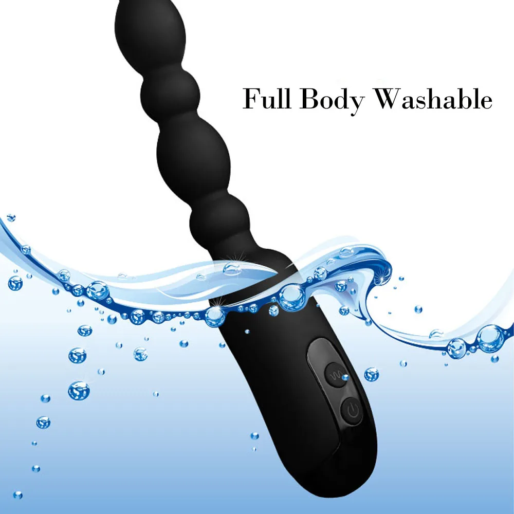20 Speed Anal Vibrator for Men Prostate Massager Dual Motor Beads Butt Plug USB Charge Vibrators Sex Toys Adults Women |