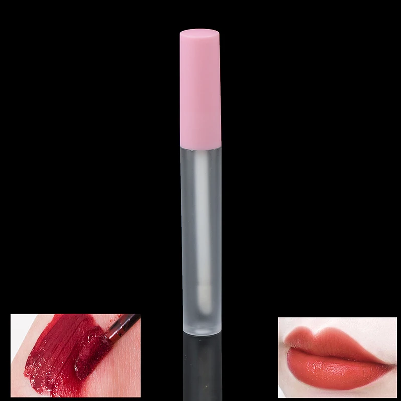 1 шт. миниатюрный блеск для губ разделенная бутылка DIY Блеск трубка пластиковая