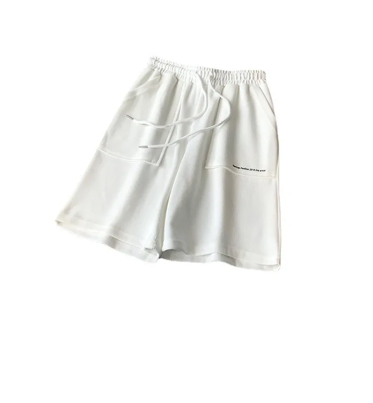 

2021 Spring and Summer New Five-point Loose Straight Sports Casual Pants Beach Pants