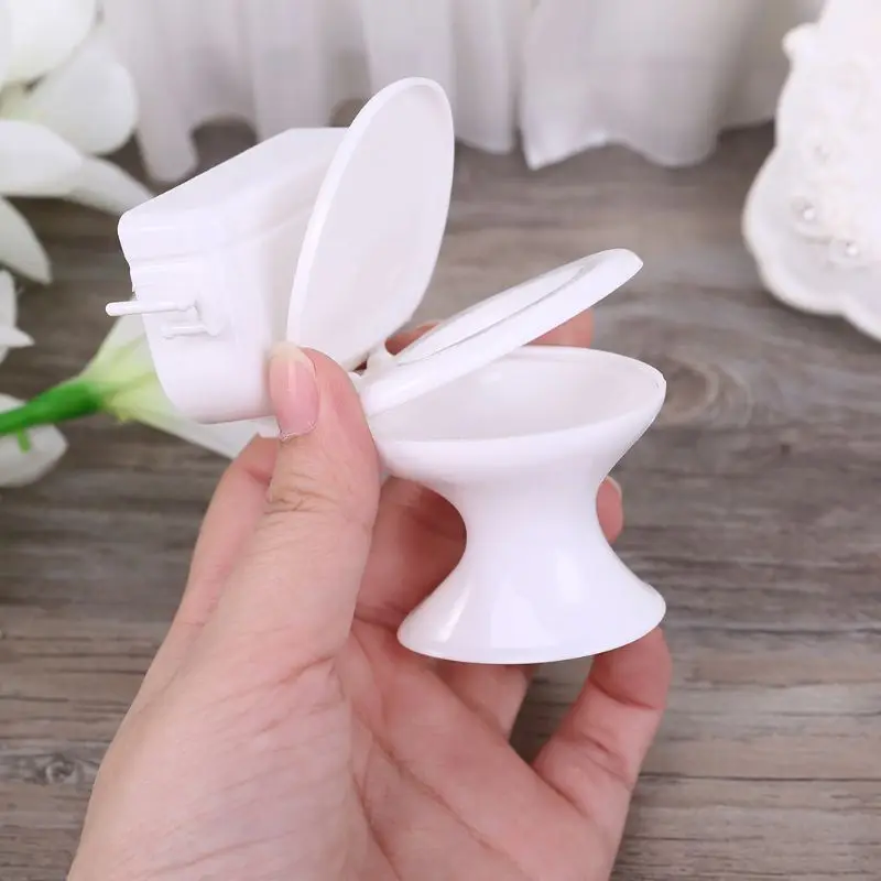 

1/12 Dollhouse Miniature Bath Shower Modeling Toilet Bathtub Faucet Simulation Water Tap Toys for Doll House Furniture Toys