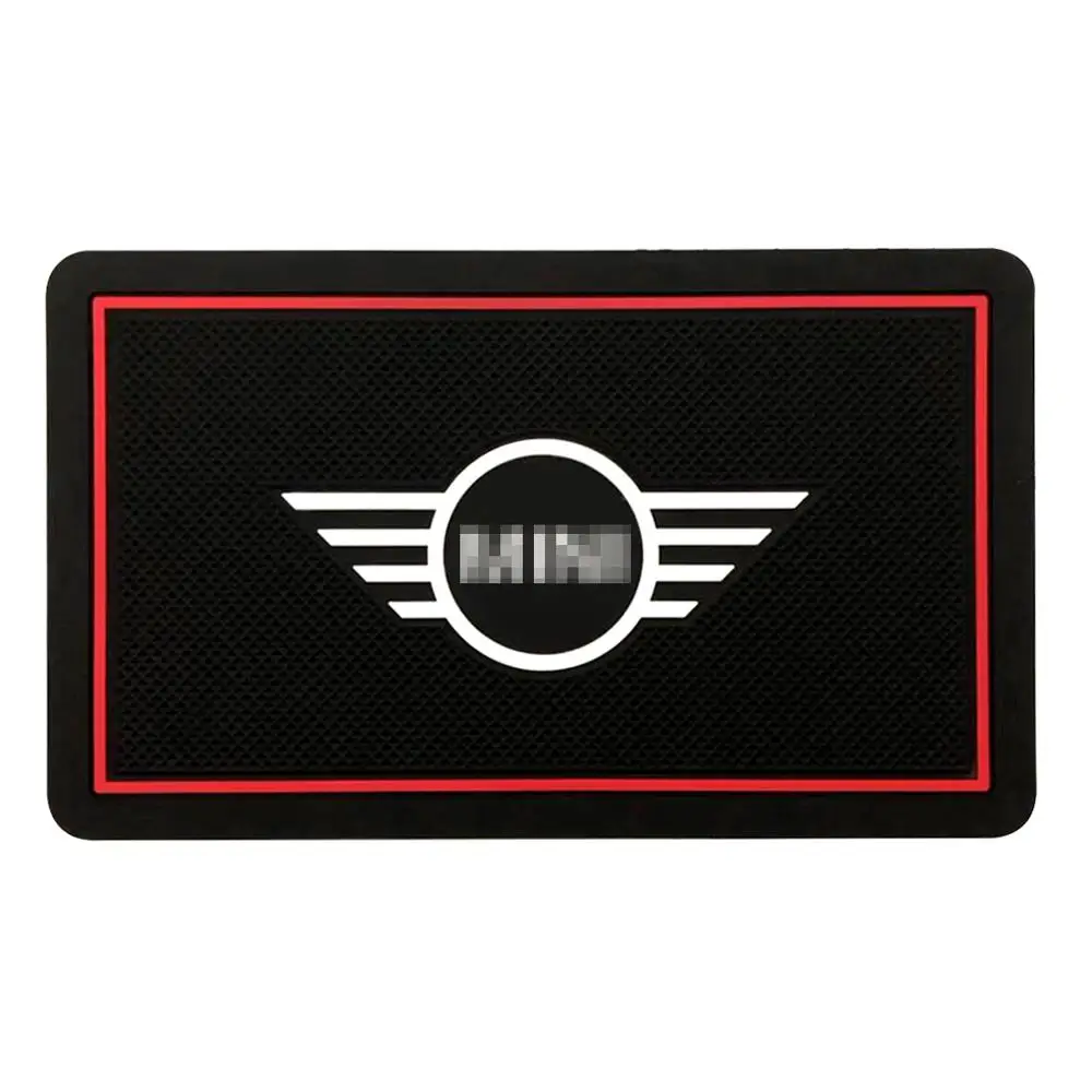 MINI Non-slip автомобильные подушки с принтом флага Великобритании "Юнион Джек автомобильный резиновый чехол для мобильного телефона, проданы нащего завода, подставной коврик для mini cooper, countryman, R60 F55 и т. д. стайлинга автомобилей внутренняя отделка - Название цвета: MINI