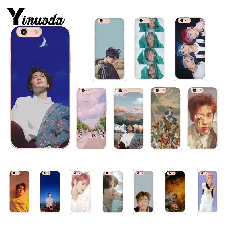 Yinuoda KPOP корейский красивый мальчик NCT шаблон телефон чехол для iPhone 8 7 6 6S Plus X XS MAX 5 5S