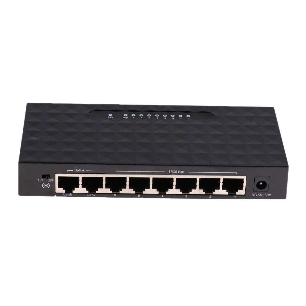 6 портов SPoE Fast Switch с 2 Ethernet Uplink ieeee802.3/802.3u 10/100 Мбит/с|Сетевые коммутаторы| |