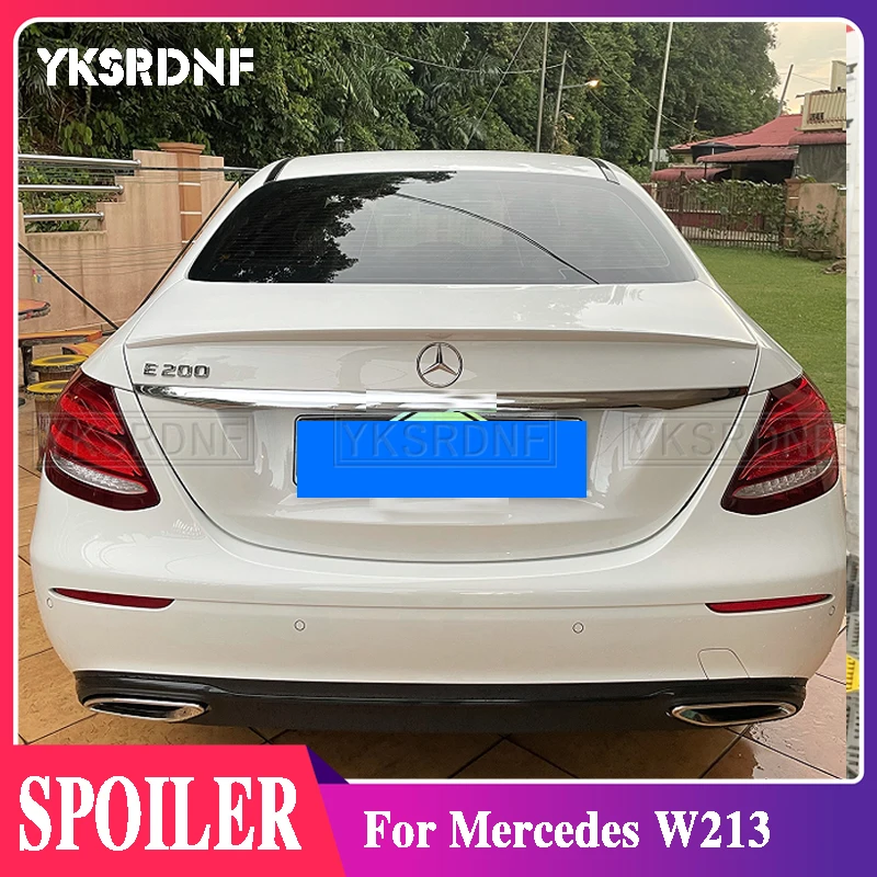 

YKSRDNF для Mercedes Benz W213 AMG 2015-2018, спойлер из АБС-пластика, задний спойлер багажника для Mercedes W213 E Class
