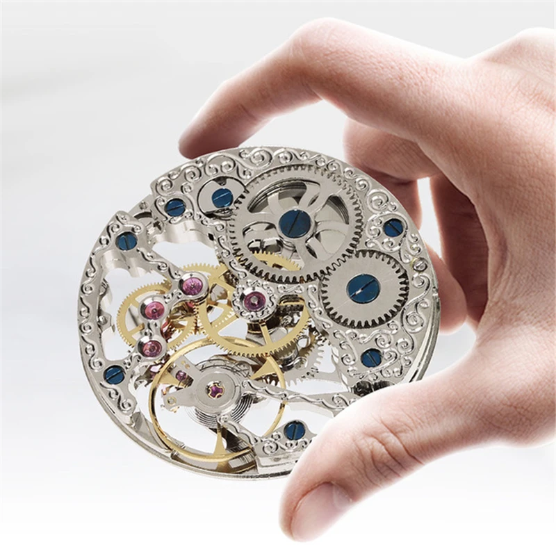 

Top 1963 Pilot Pocket Watch Mechanical Hollow Military Pocket Watches Five-Star Culture Tough Guy Hardcore Air Force Chronograph