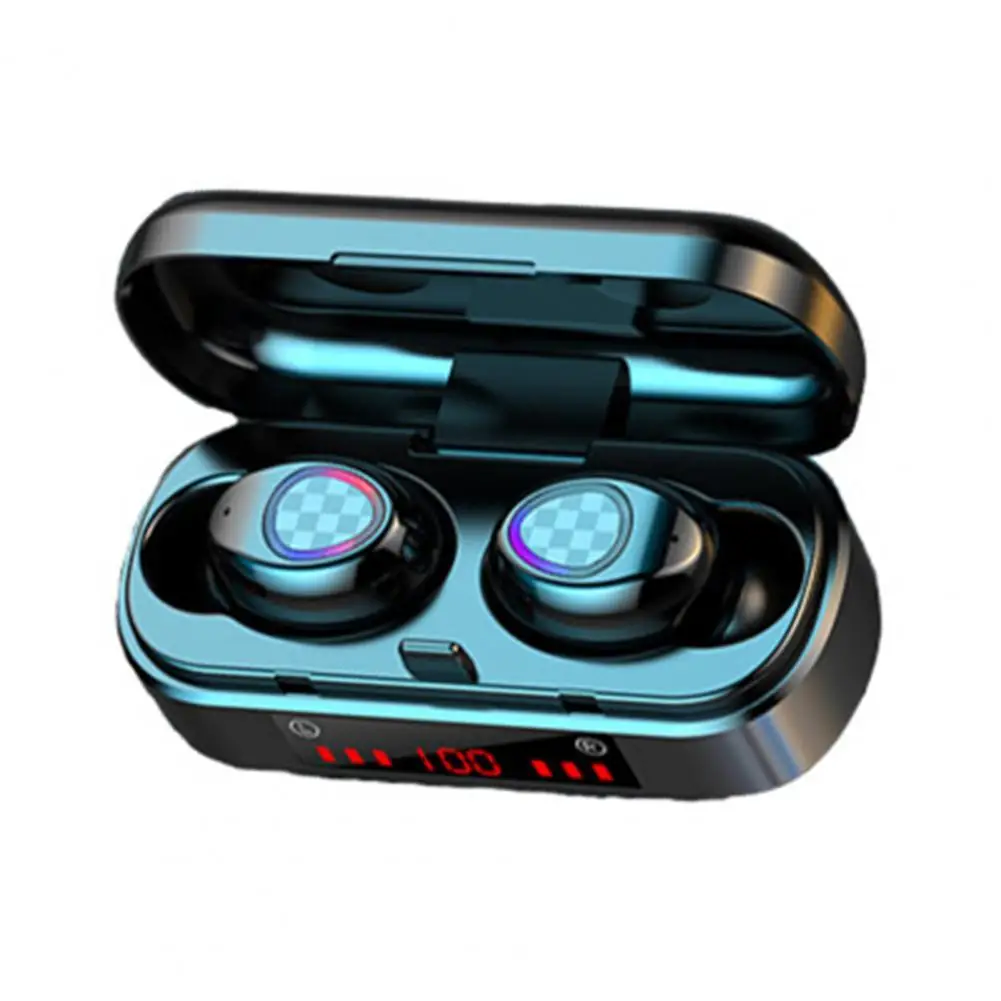 

V7 Mini TWS Bluetooth 5.0 Wireless Rechargeable Earphone HiFi 9D Stereo Earbuds