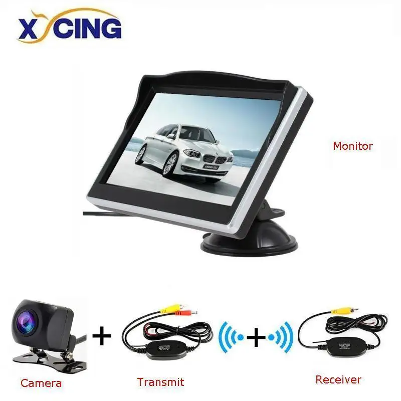 XYCING 5 дюймов TFT lcd 800*480 HD экран автомобильный монитор с резиновой вакуумной чашкой