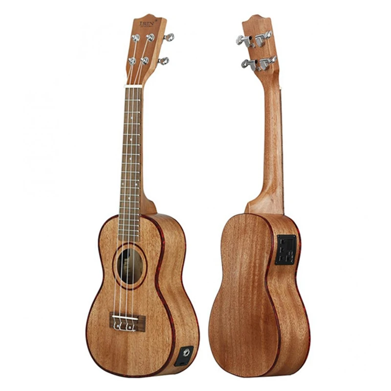 

Электроакустическая укулеле, 24 дюйма, 18 ладов, четыре струны, гавайская гитара со встроенным эквалайзером