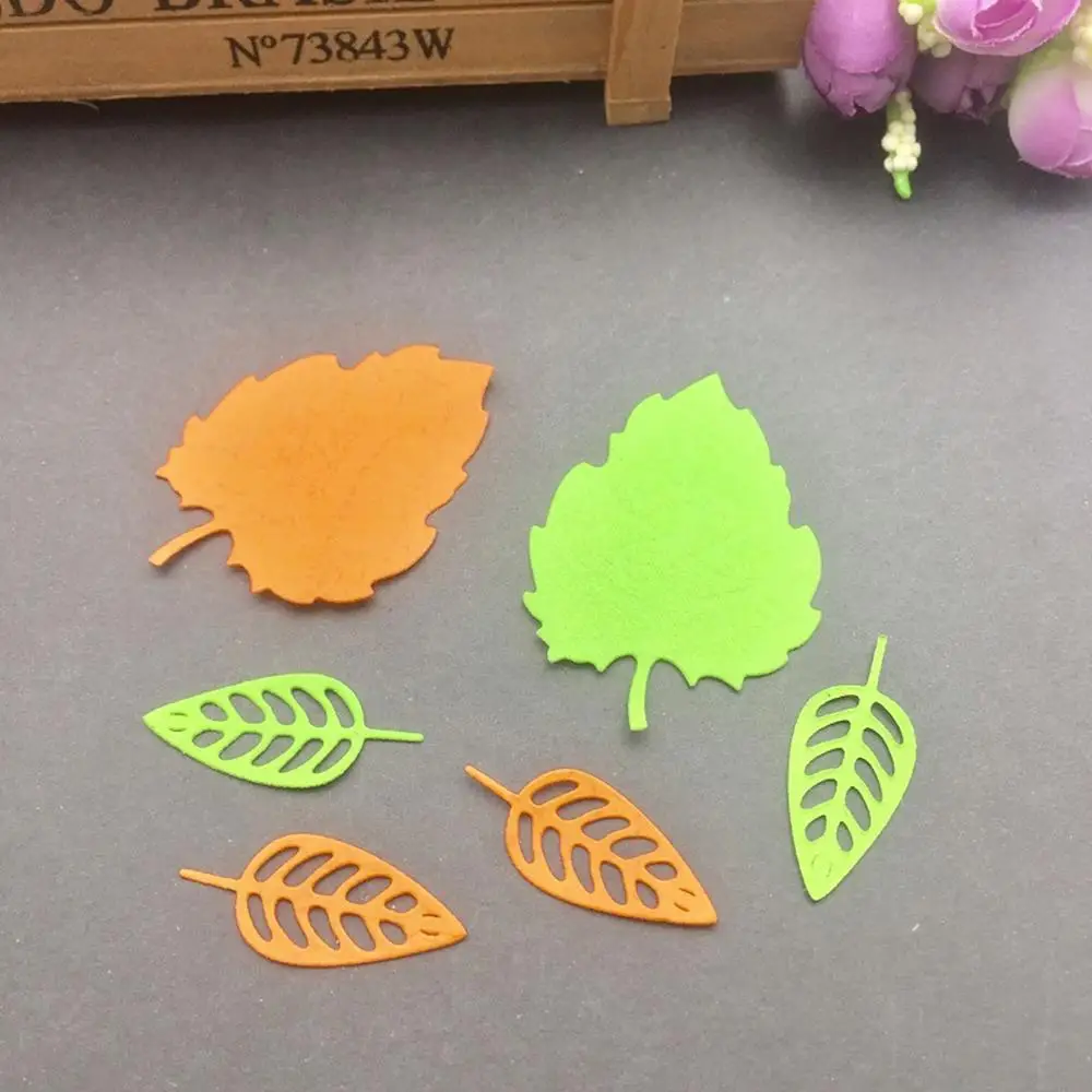 

Leaf Metal Cutting Dies Cut DIY Scrapbook Paper Craft Card Album Embossing Free Shipping
