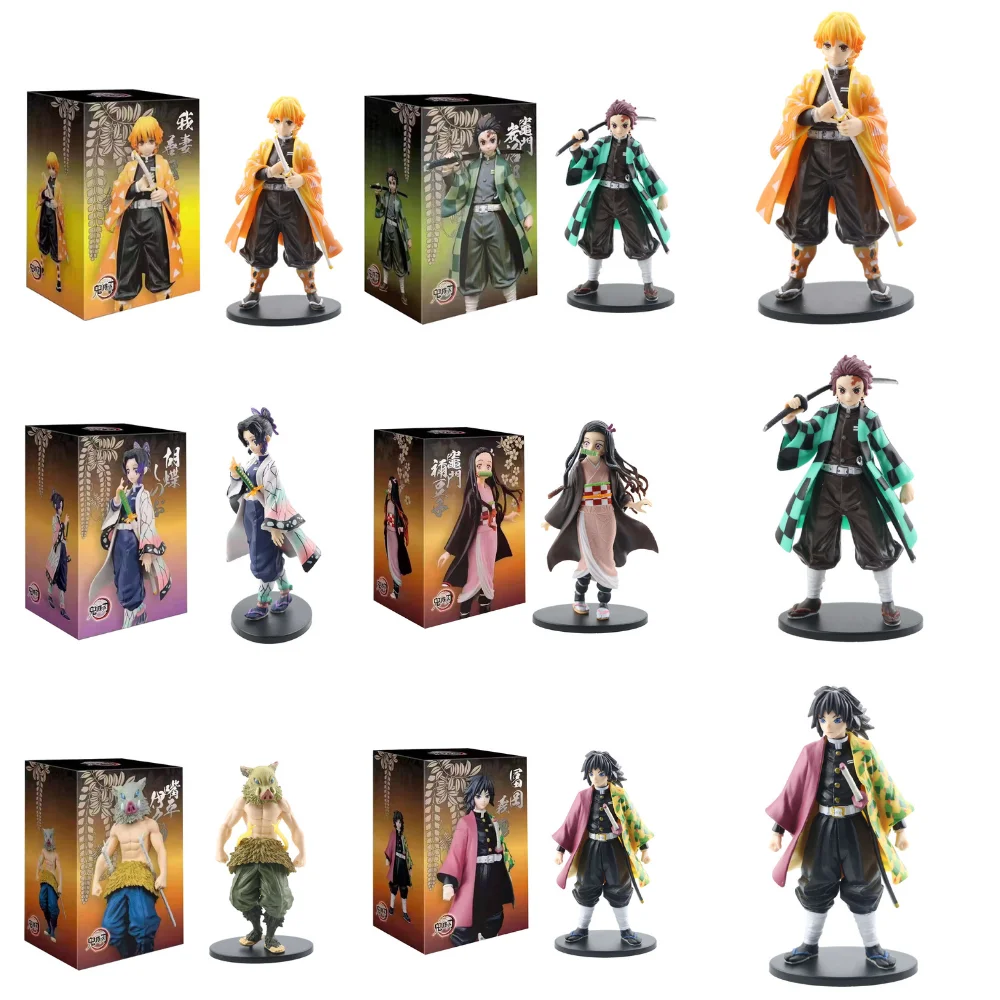 Фигурка Kimetsu no Yaiba 16 см фигурка агатсума Zenitsu танджиро незуко аниме экшн-фигурка