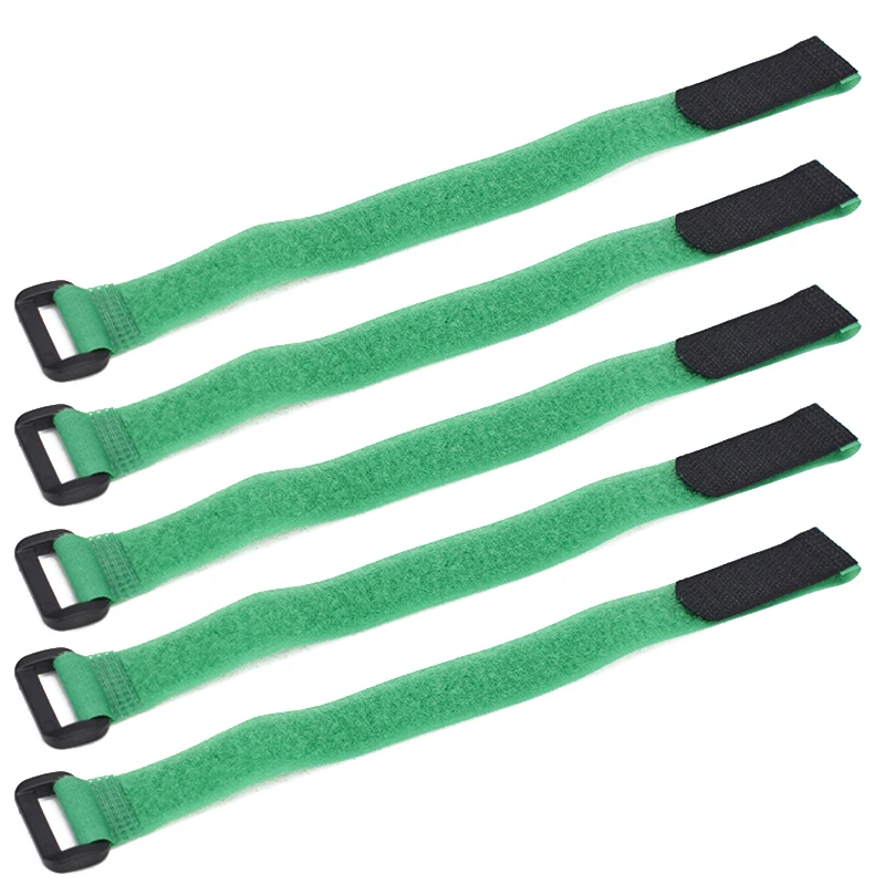20X300mm green 5 шт./партия, держатель для руля велосипеда, держатель для велосипедного фонарика, веревка, повязки, универсальный нейлоновый липкий галстук, фиксированные элементы, Ручка велосипеда - Цвет: 20X300mm green