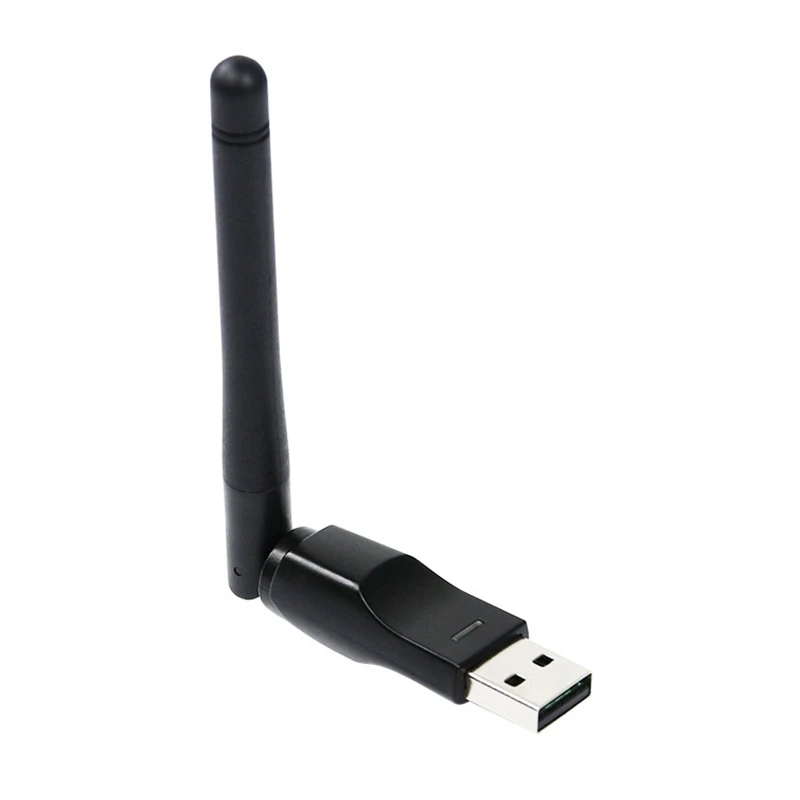 

WiFi Wireless Network Card USB 2.0 150M 802.11 B/G/N LAN Adapter with Rotatable Antenna for Laptop PC Mini Wi-Fi Dongle