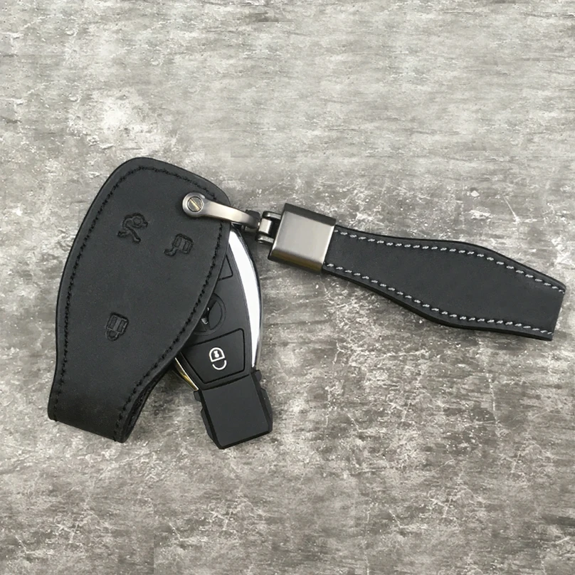 Новинка Лидер продаж кожаный чехол для автомобильного ключа ключей Mercedes Benz CLS CLA GL