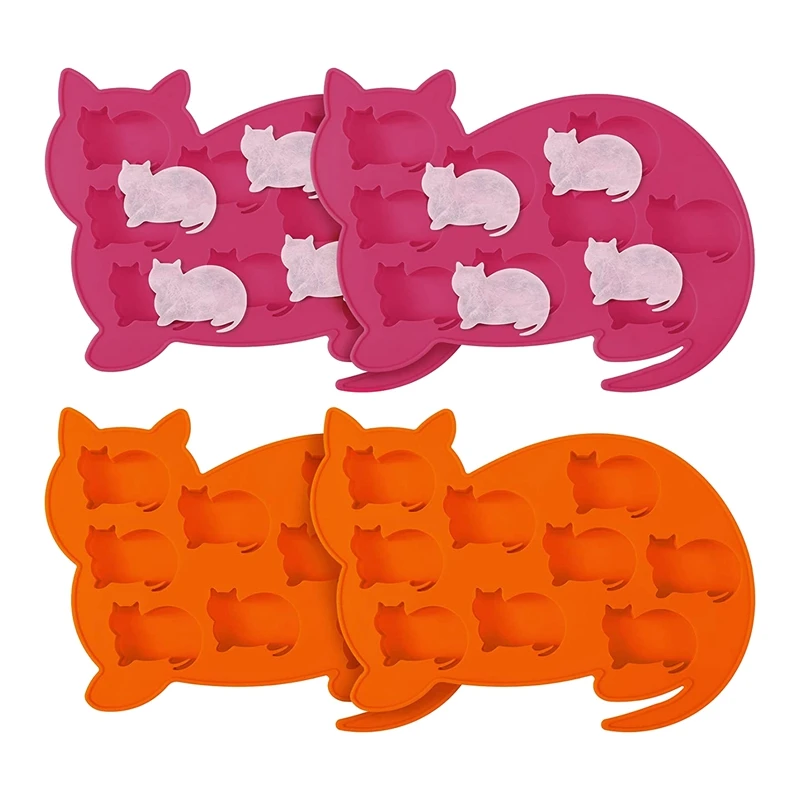 

4 шт., зеркальная фотоформа для изготовления ледяных квадратов, шоколада, желе, украшения для тортов-ABUX